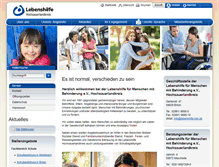 Tablet Screenshot of lebenshilfe-hsk.de